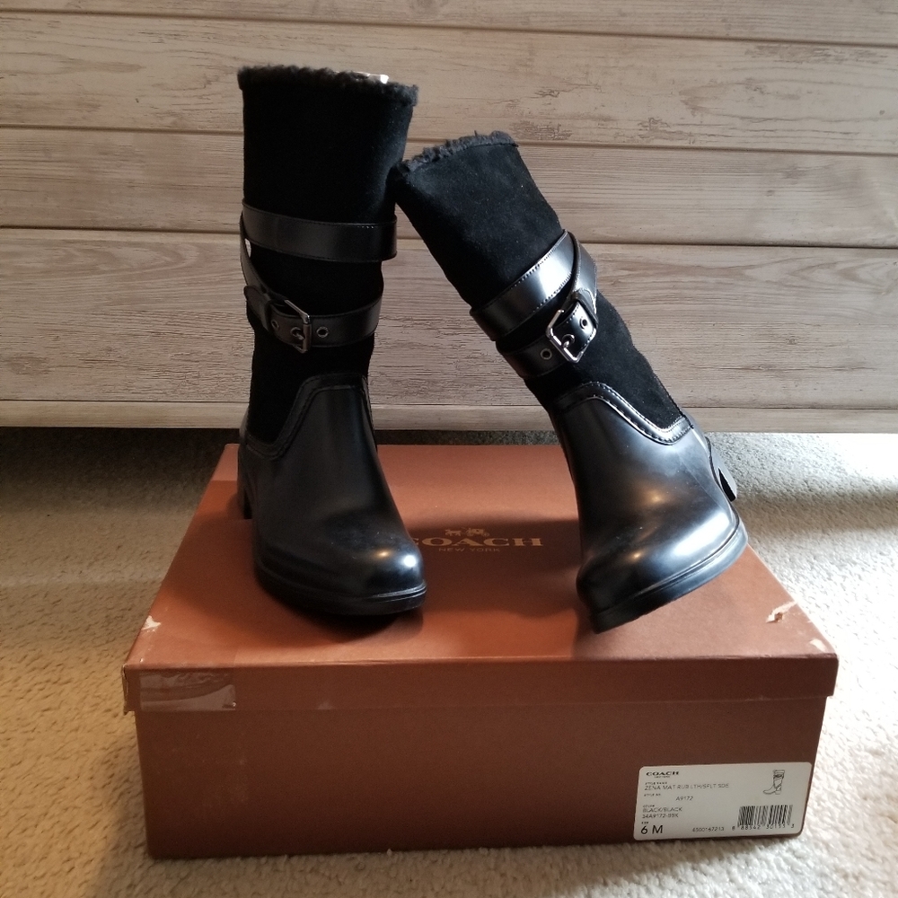 Coach Rain Boots